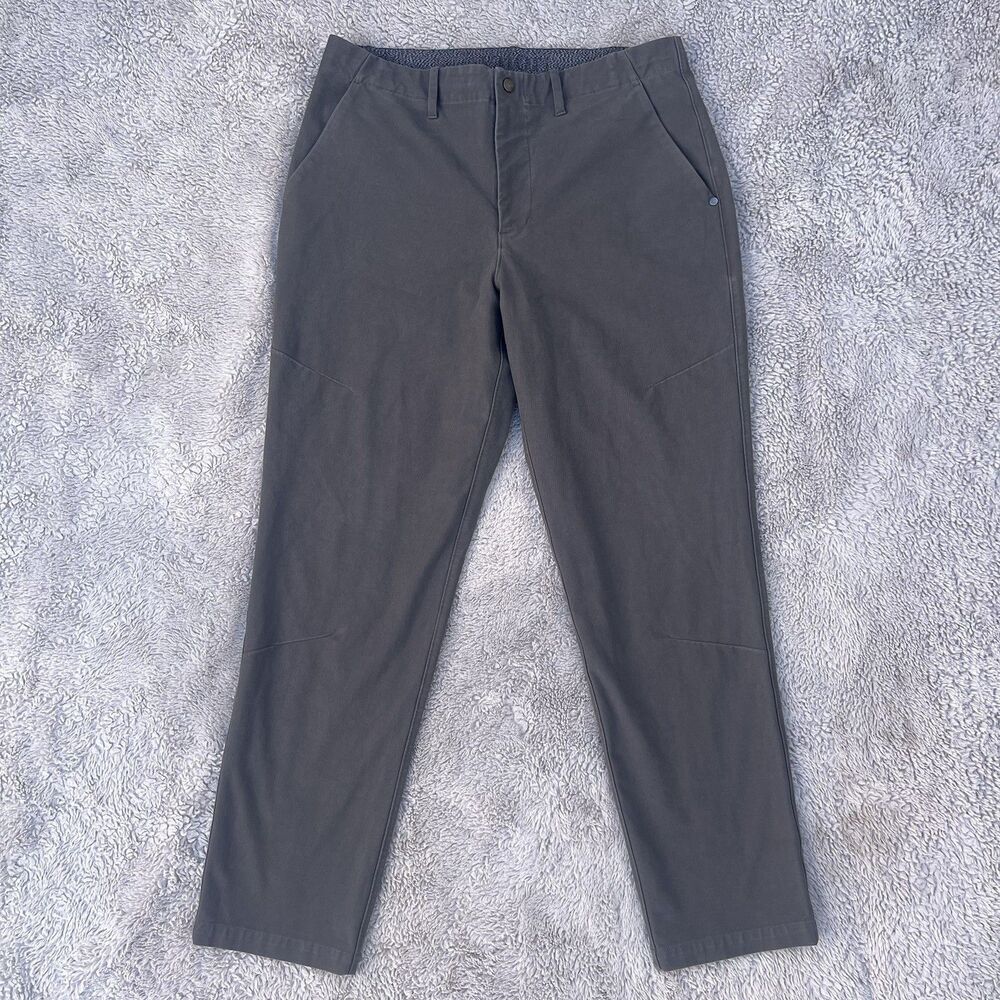 Vuori V480 Men’s Outdoor Utility Pant Dark Pewter Gray Large 30” Inseam READ